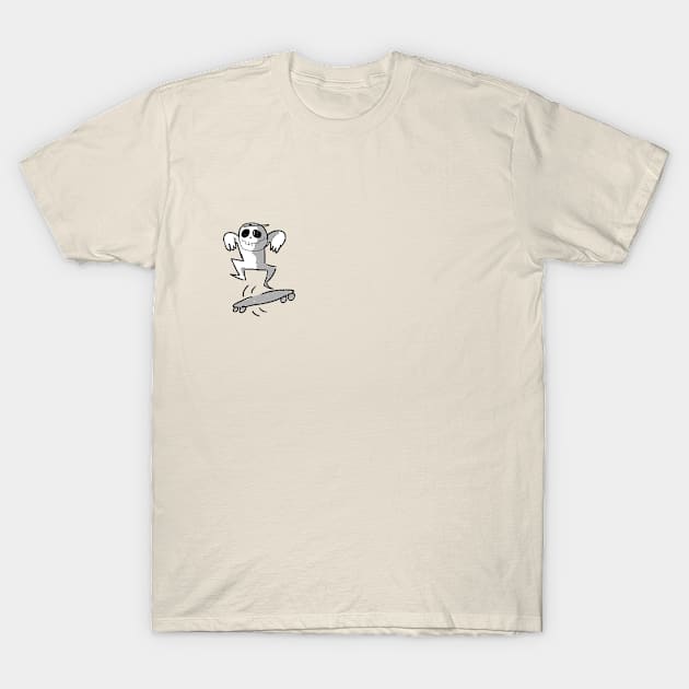 kickflip (left chest version) T-Shirt by gabby